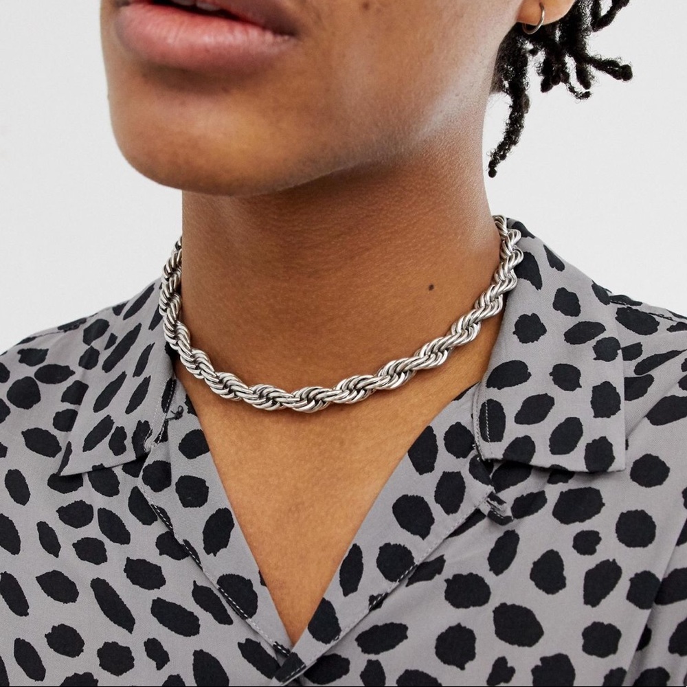 Chunky Twist Chain Necklace